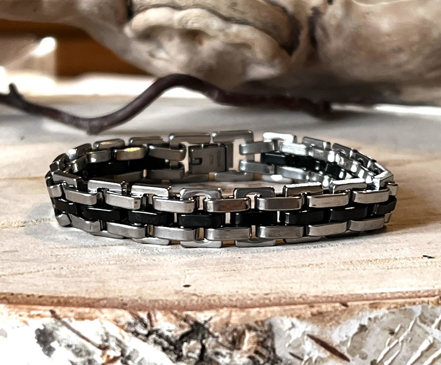 Edelstahl Armband Herren Breit