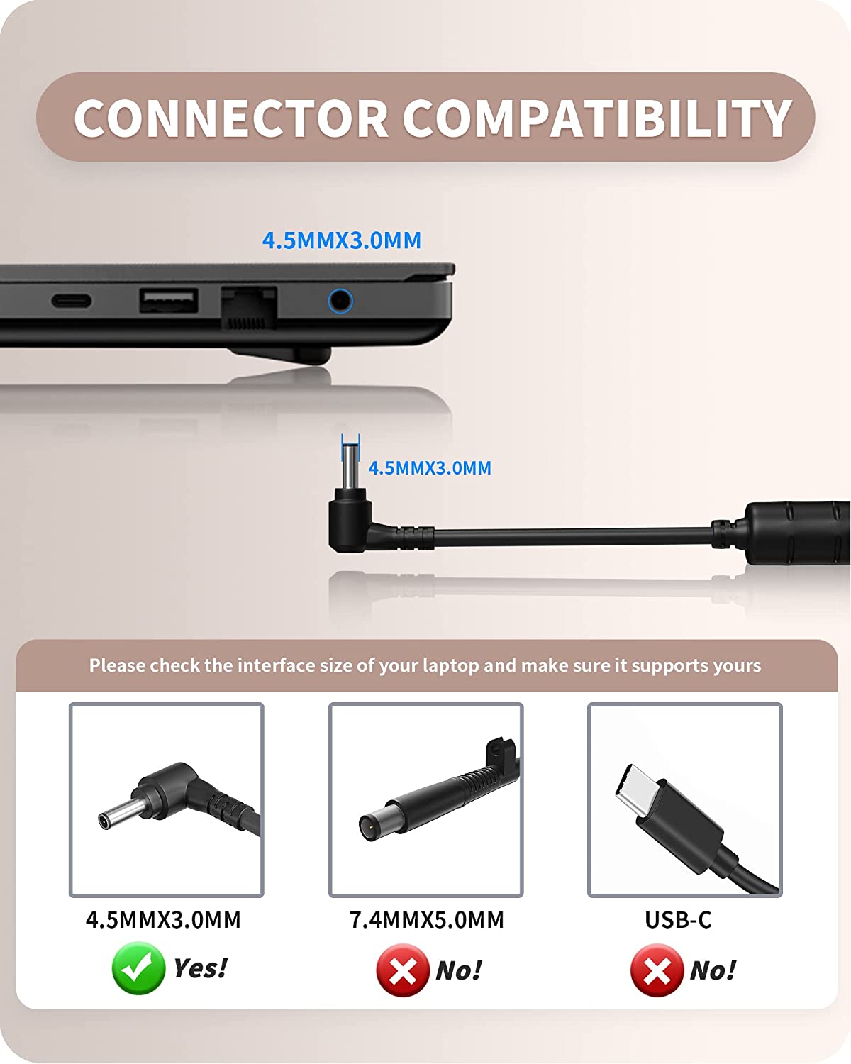 135W Acer Nitro 5 laptop charger, Acer Nitro 5 charger Fit for Acer