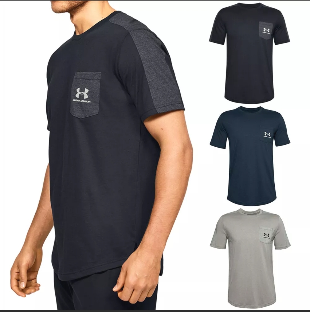 Under Armour Men's UA Sportstyle Pocket Short Sleeve Graphic TShirt